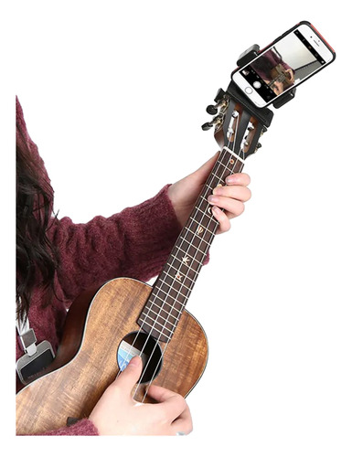 Holder Celular Ukulele Guitarra Música Video Selfie Tik Tok