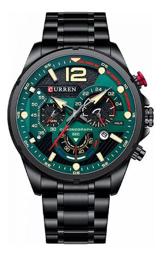 Reloj Curren 8395bkgr Negro Hombre