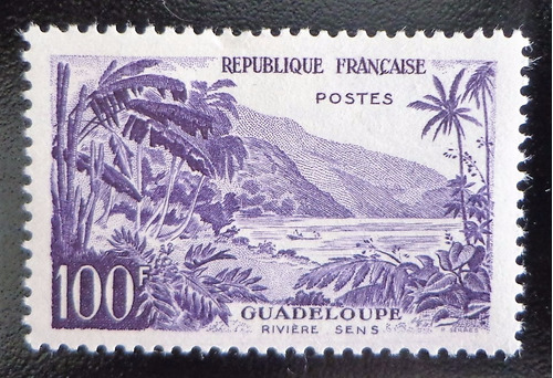 Francia, Sello Yv. 1194 Guadalupe 1959 Nuevo L10184