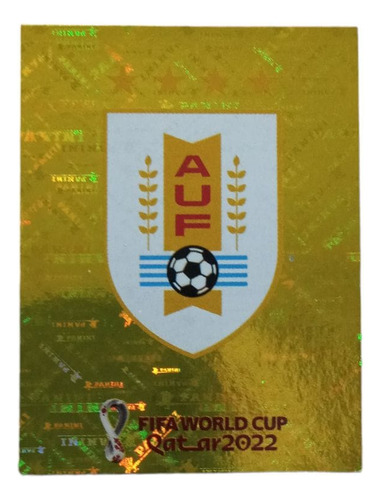 Figurita Uru 1 Escudo Uruguay Mundial Qatar 100% Original