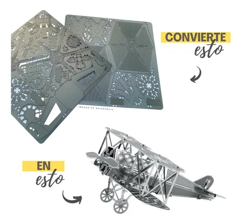 Avión Fokker D.vii Puzzle Metal Modelismo Rompecabezas