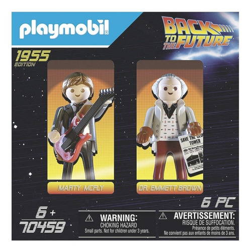 Marty Y Doctor Brown Playmobil , Volver Al Futuro