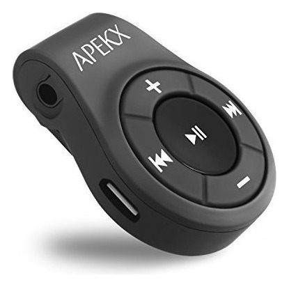 Adaptador De Audio Apekx Clip Bluetooth Para Auriculares Rec