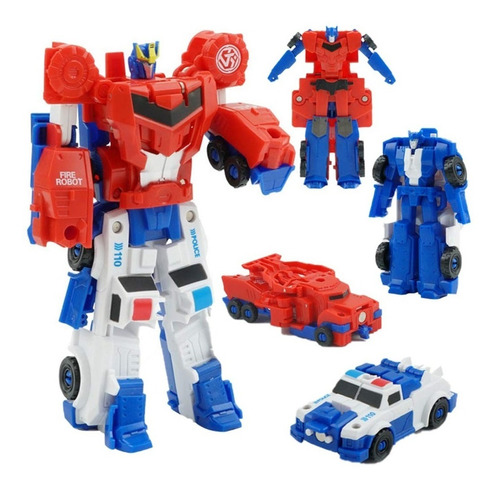 Set Carros Transformers Optimus Prime 13 Cm Magnetico Robot