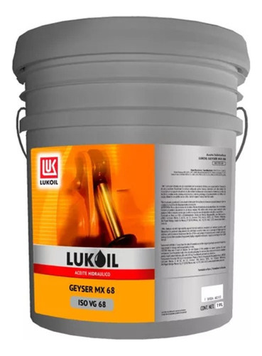 Aceite Hidráulico Industrial Lukoil Geyser Mx 68 Cubeta