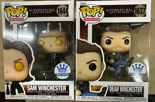 Funko Pop Tv Supernatural #1644-#1637 Sam Y Dean Winchester (Usado)
