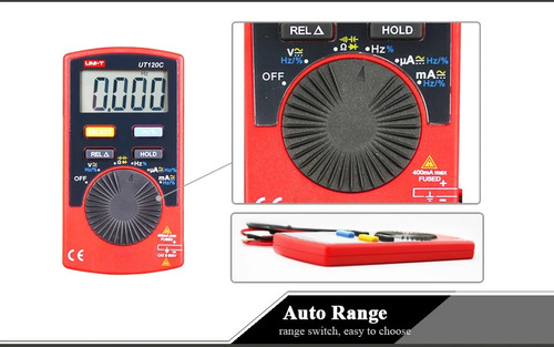 Multimetros Digitales De Bolsillo Uni-t Autorango Ut120c