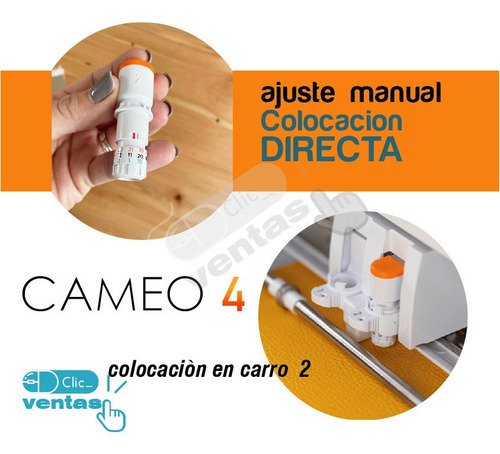 Imagen 6 de 8 de Cuchilla Kraft 3mm. Corte Profundo Cameo 4 Ploter