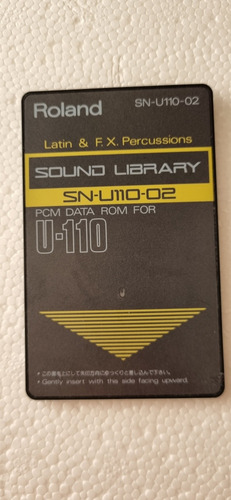 Tarjeta Roland Sn-u110-02 Latin & Fx Percussions 