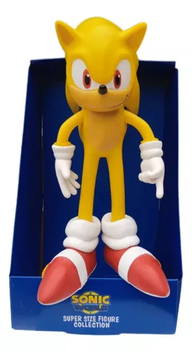 Boneco Sonic 30cm Personagem Jogo Videogame Filme 2020