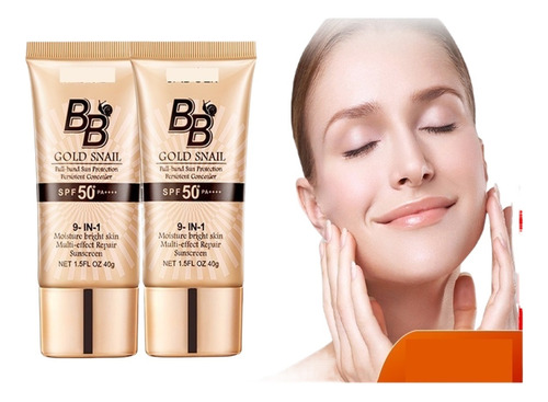 Protector Solar Bb Cream Base De Maquillaje 40gx2 Corrector