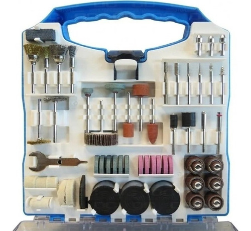 Set Kit Accesorio Mini Torno Gamma Juego 180 Piezas Maletin