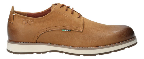 Zapato Cuero Rockford Hombre Hill Café Claro