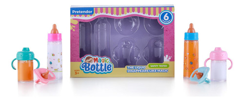 Juego De 6 Botellas Mágicas Para Muñecas Y Chupetes