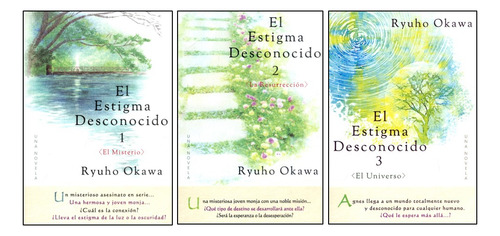 El estigma desconocido I, II, III, de Ryuho Okawa. Serie 1942125280, vol. 1. Editorial Happy Science, tapa blanda, edición 2022 en español, 2022