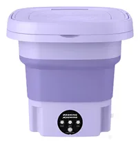 Comprar Mini Lavadora Portátil Centrifuga Plegable 8l