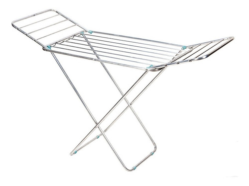 Imagen 1 de 1 de Tender Ropa Pie Aluminio Con Alas Grande + Reforzado