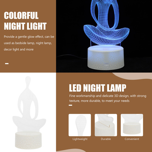 1 Juego De Luces Nocturnas Led 3d Illusion 3d Illusion Led