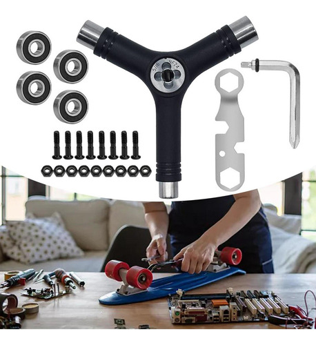 Skate Tool De Herramientas De Monopatín Multifuncional K