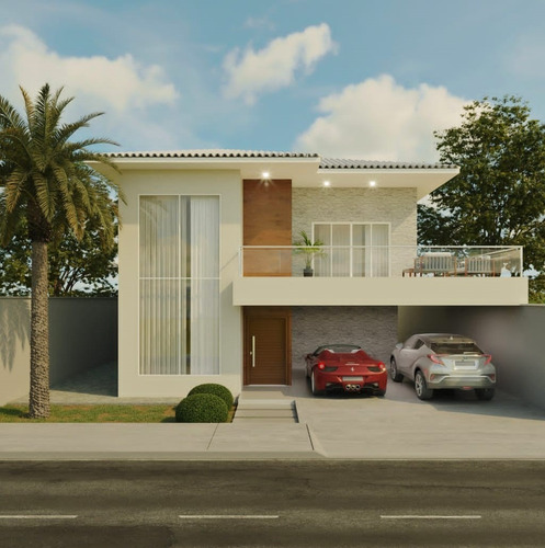 Projeto De Sobrado Moderno 314,81m²