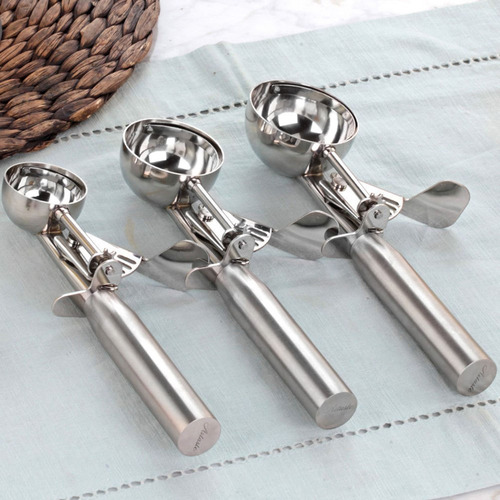 Cuchara Para Helado De Acero Inoxidable Con Gatillo Cookie S