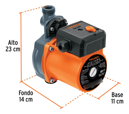 Bomba Presurizadora 1/6 Hp Truper 110v