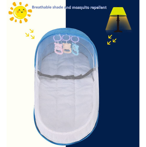 Cuna De Viaje Con Mosquitera Y Toldo Cuna Portátil