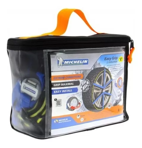 Kit Cadenas Nieve Hielo Tela Textil Michelin Easy Grip Evo