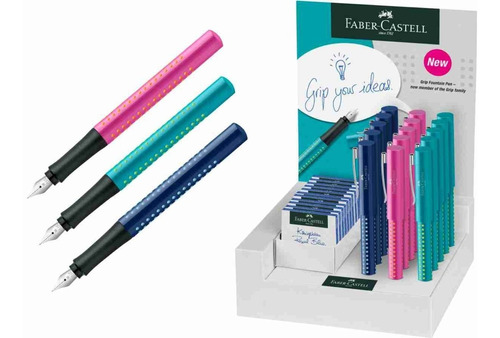 Lapicera Pluma Faber Castell Grip 2010 M X Unidad Vs Colores