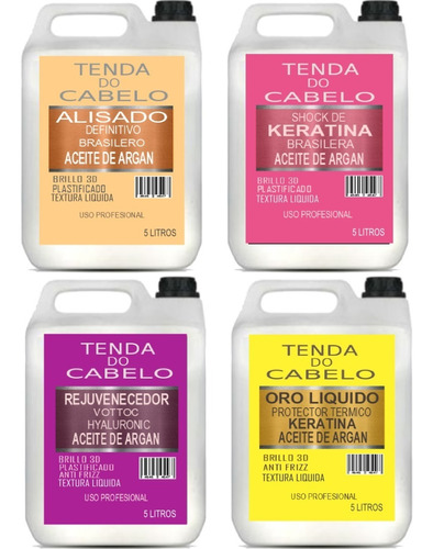 20 Litros Alisado Keratina Rejubot Oro No Es Crema Liquido