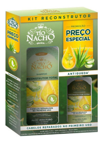 Tio Nacho Kit Promocional Reconstrutor Shampoo+condicionador