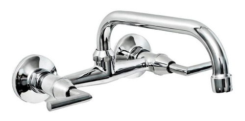 Griferia Cocina Aqualaf 9002 Aukan Lever Pared Exterior