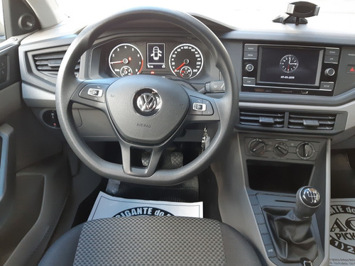Vw Volks Polo Hatch 2018 Prata 1.0 Mpi Flex Ud 16000 Km Comp