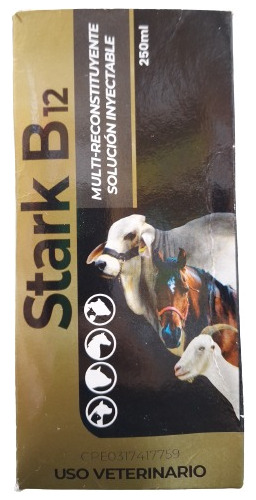 Stark B12 250ml Complejo Vitaminico Uso Veterinario. 