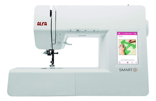 Alfa Smart Plus-máquina De Coser Electrónica, Blanco