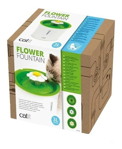 Catit Fuente Bebedera Flor 3.0 L Para Gatos
