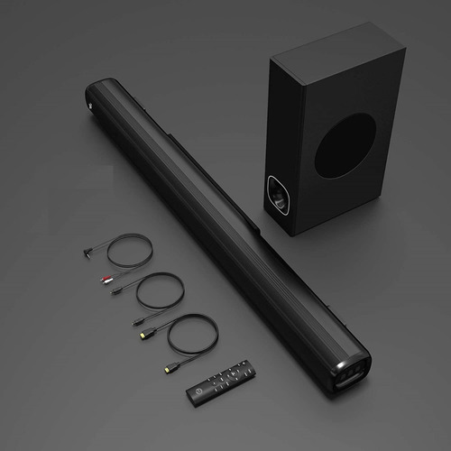 Imagen 10 de 10 de Barra De Sonido + Subwoofer 2.1 Bluetooth 5.0 Hdmi Usb 160w