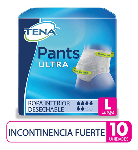 Tena Ropa Interior Pants Ultra Large 10un