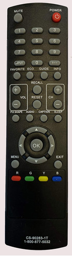 Nuevo Control Remoto Cs-90283-1t Reemplazado Para Sanyo Tv D