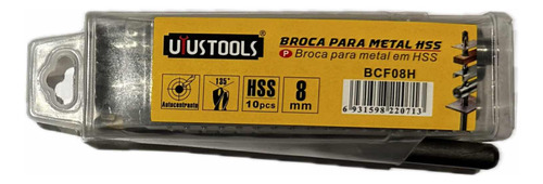 Set 10 Brocas Para Metal 8mm Uyustools