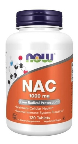 Original Now, Nac, N-acetyl Cysteine 1000mg, 120cap