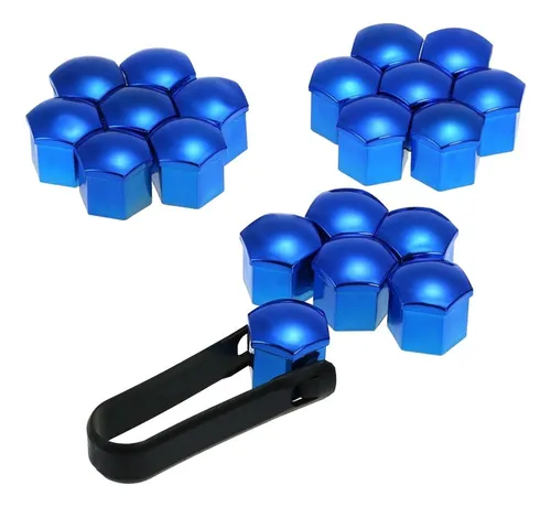 B 40 Juegos De Cubierta De Orejeta De Cromo Para Rueda,
