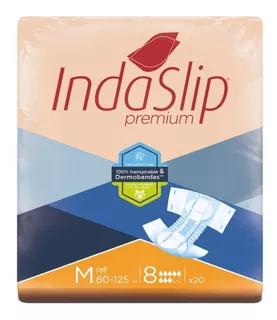 Pañales Para Adultos Indaslip M8 X 80 Unidades Mediano