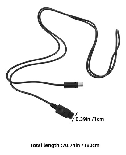 Práctico Cable De Extensión De Controlador De 2 Piezas, Cabl