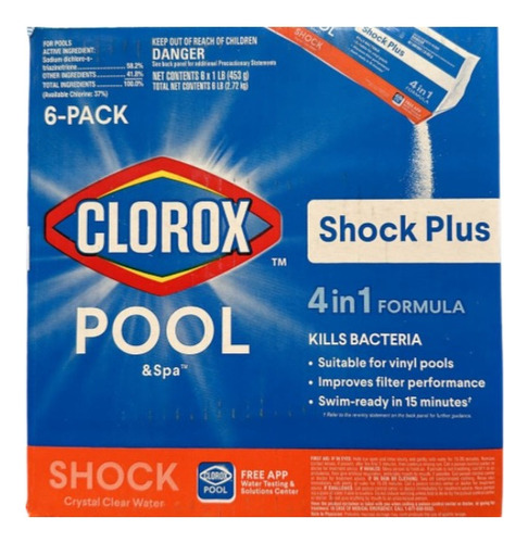 Clorox Pool Shock Plus Detergente Anti Bacterial Multiusos