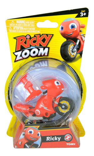 Ricky Zoom Figura Original Marca Tomy Rueda Libre Gira 10cm