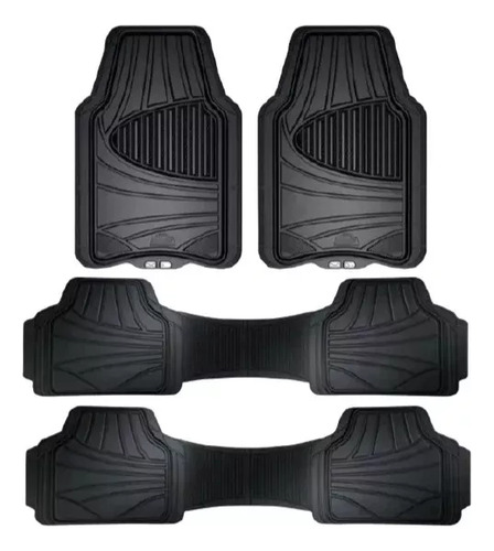 Kit 3 Filas Tapetes Negros Honda Odyssey 2014 Armor All