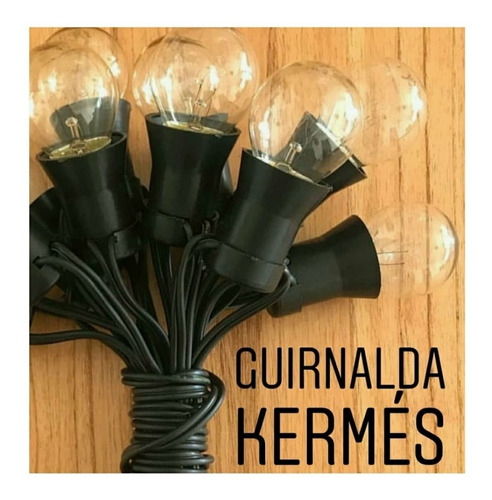 Guirnalda Exterior 5 Mts Colgante Cerveceria Sin Luces