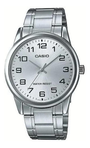 Reloj pulsera Casio MTP-V001GL-7BUDF con correa de acero inoxidable color plateado