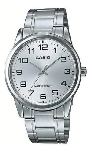 comprar Reloj pulsera Casio MTP-V001L-7BUDF con correa de acero inoxidable color plateado